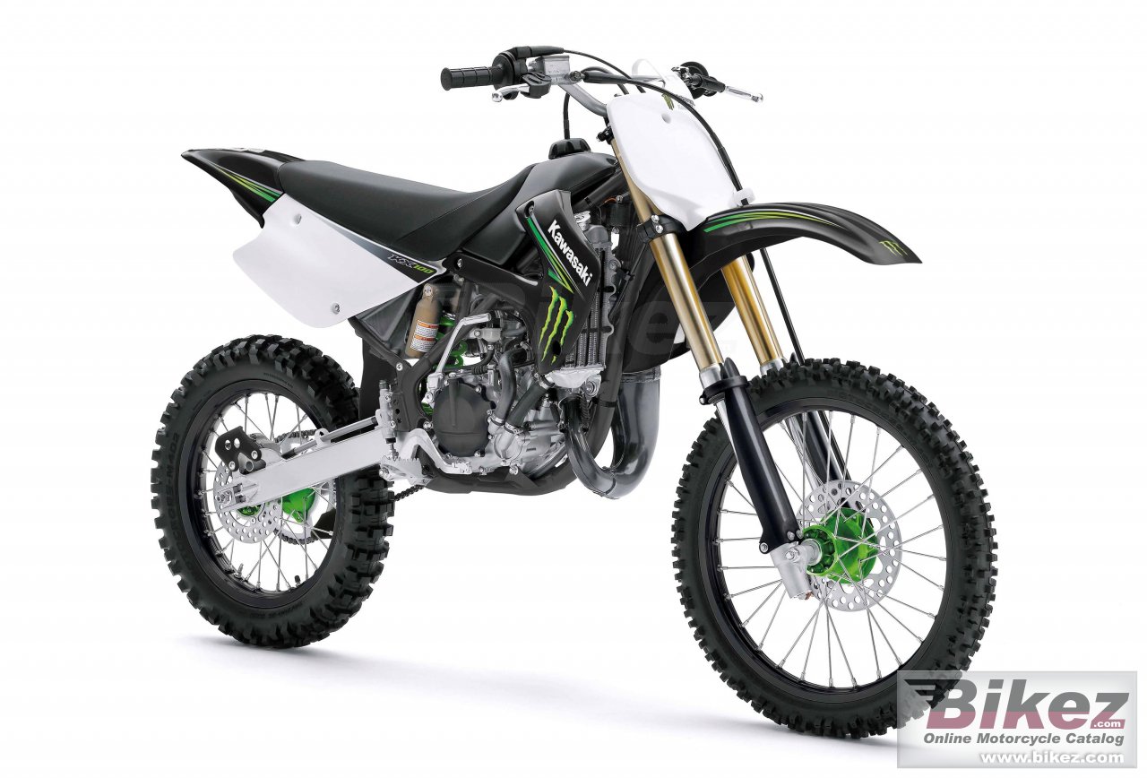Kawasaki KX100 Monster Energy poster